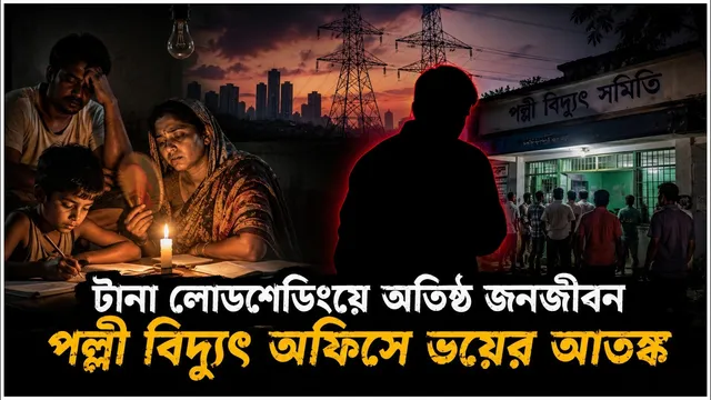 টানা লোডশেডিংয়ে অতিষ্ঠ জনজীবন পল্লী বিদ্যুৎ অফিসে আতঙ্ক
