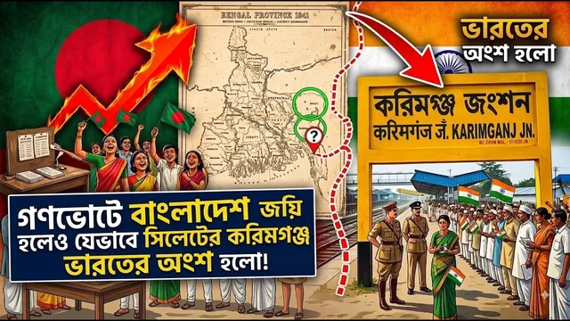 সিলেটের করিমগঞ্জকে যেভাবে দখলে নেয় ভারত