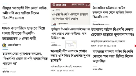 নির্বাচনের পর আইনশৃঙ্খলা বাহিনীর কার্যক্রমে বাধা বিএনপি ১০, জামায়াত ০১